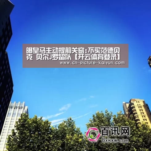曝皇马主动提前关窗:不买范德贝克 贝尔J罗留队【开云体育登录】(图4) 开云体育